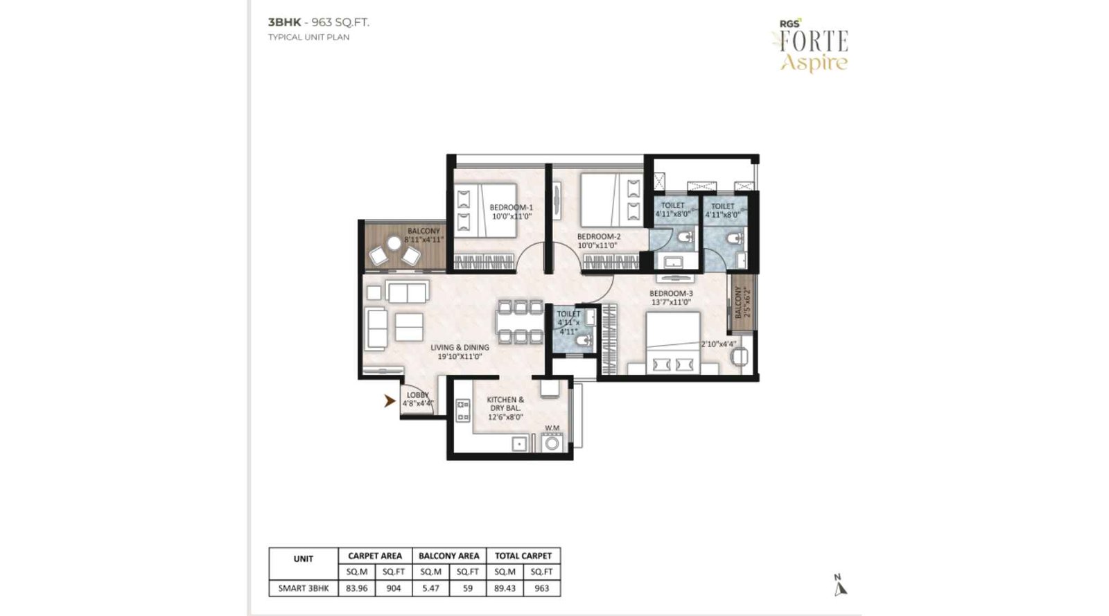 RGS-Forte-Aspire-3-BHK-Floor-Plan-963-sqft